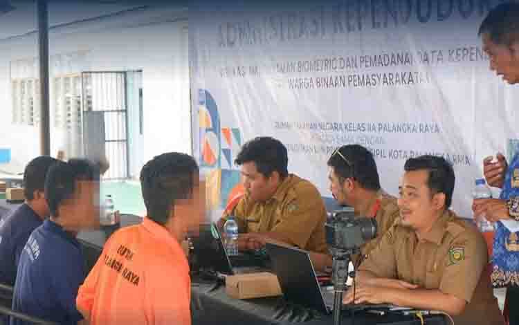 Rutan Palangka Raya Pastikan Data Kependudukan Warga Binaan Sah dan Akurat