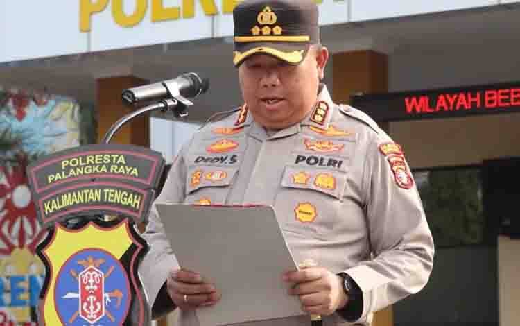 Kapolresta Palangka Raya Ingatkan Anggota Cegah Pelanggaran