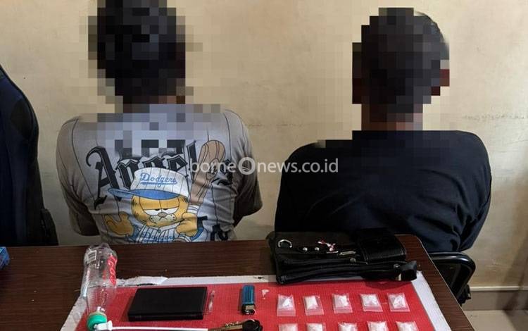 Polresta Palangka Raya Ungkap Peredaran Sabu 17,27 Gram, Dua Pengedar Diamankan