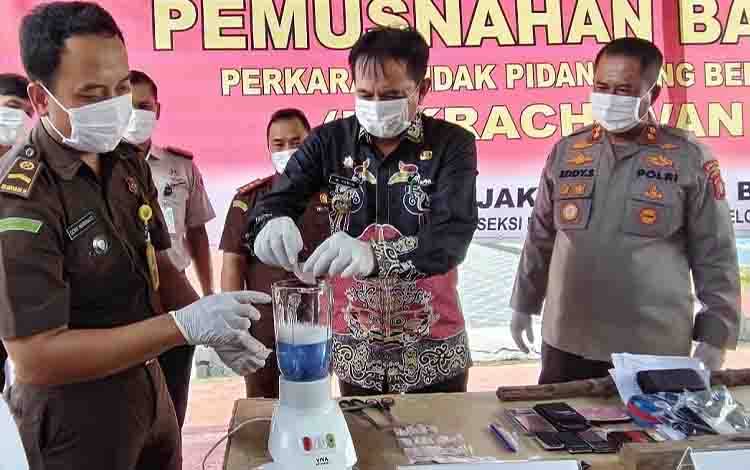 90 Barang Bukti Dimusnahkan, Bupati Yamin Soroti Ancaman Narkotika di Bartim