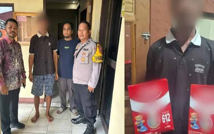 Potret Miris di Balik Pencurian Dua Kotak Susu di Banjarmasin