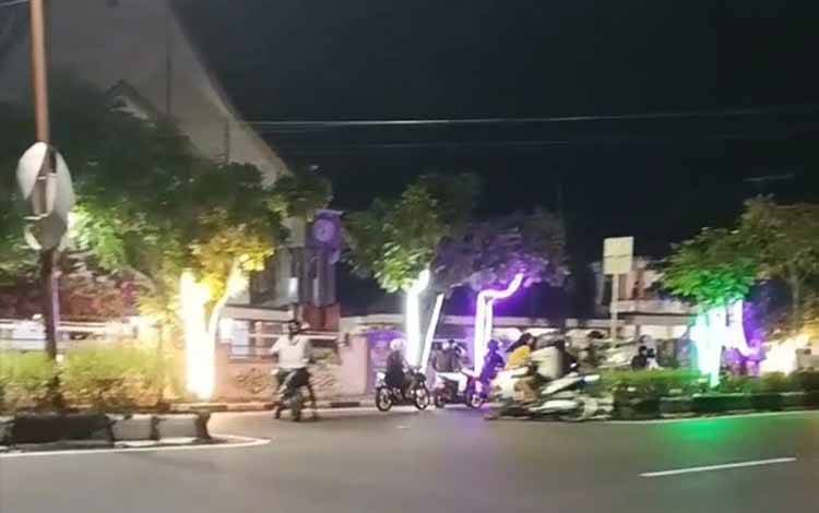 Balap Liar Makin Berani, Jalan Ahmad Yani Kuala Kapuas Jadi Sirkuit Dadakan