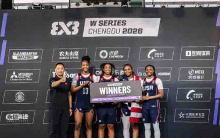 Amerika Serikat Juara FIBA 3x3 Women's Series Chengdu 2026