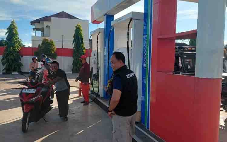 Satreskrim Polres Seruyan Cek SPBU, Antisipasi Penyalahgunaan BBM Subsidi