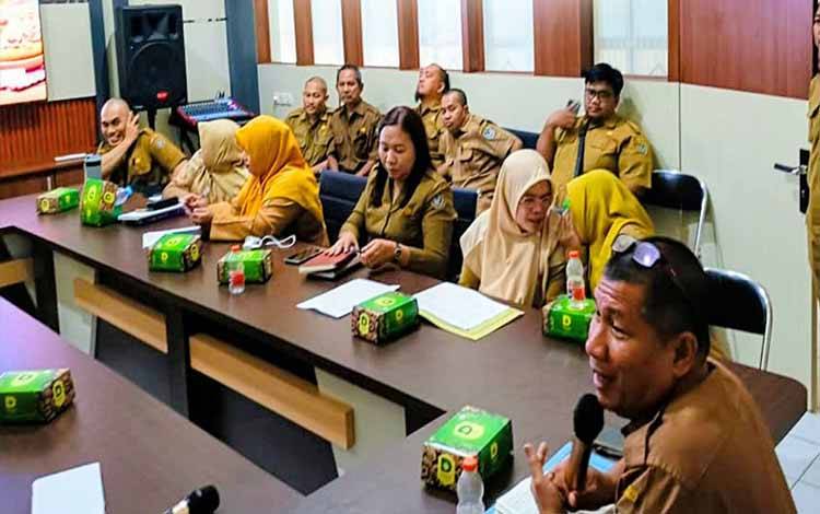 Rapat Bulanan Dinkes Seruyan Bahas Capaian Kinerja dan Disiplin Pegawai