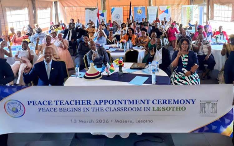 HWPL Gelar Wisuda Guru Pendidikan Perdamaian di Lesotho