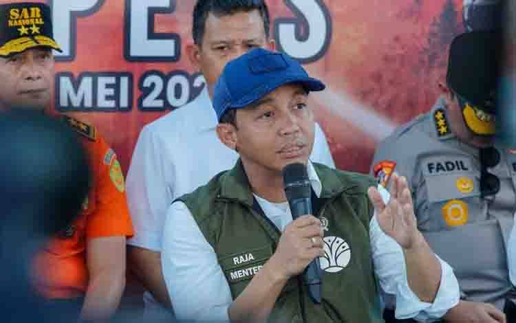Menhut Sebut Koordinasi dan Partisipasi Publik Kunci Tekan Karhutla