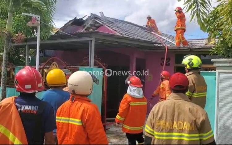 Rumah Warga di Sampit Nyaris Terbakar Saat Ditinggal Pulang Kampung