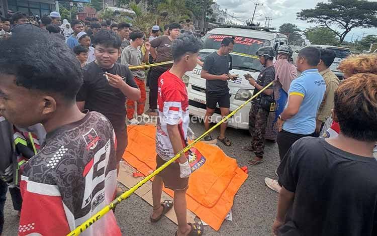 Kecelakaan Maut di Banjarmasin Barat, Pelajar SMP Perempuan Meninggal di Lokasi Kejadian