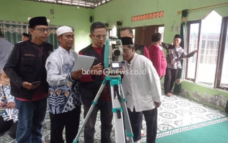 Kemenag Kapuas Terus Buka Layanan Kalibrasi Arah Kiblat untuk Rumah Ibadah dan Masyarakat