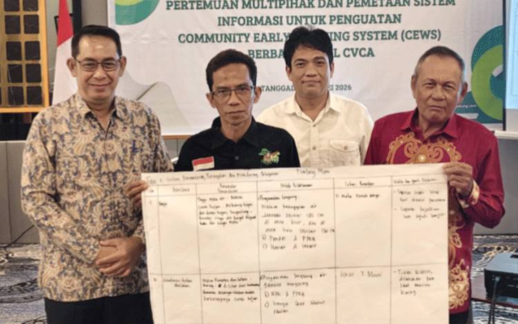 BPBD Kapuas Nilai Desa Rawan Perlu Sistem Peringatan Dini Berbasis Warga
