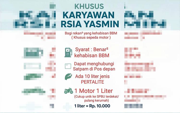 Antisipasi Krisis BBM, Dokter Kandungan di Palangka Raya Sediakan Pertalite untuk Karyawan RS