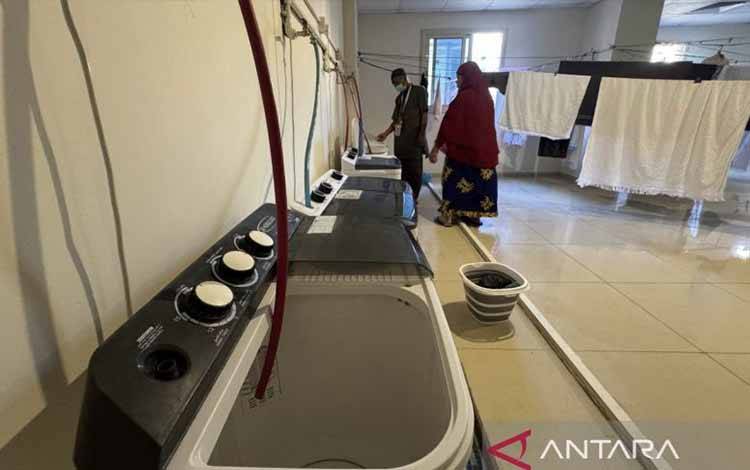 PPIH Pastikan Fasilitas Cuci Pakaian Jamaah Calon Haji Terpenuhi