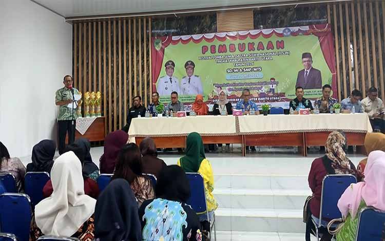 347 Siswa Ikuti FLS3N SD, MI dan SMP, MTs Tingkat Kabupaten Barito Utara 2026
