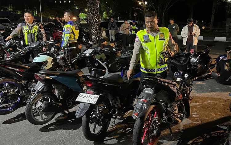 Satlantas Polresta Amankan 24 Kendaraan Balap Liar, Pelaku Pelajar