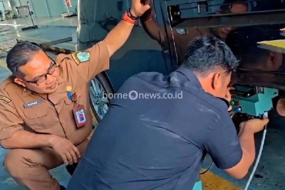 Dishub Kotim Pakai Ketok Sasis Otomatis Perkuat Keamanan Data KIR