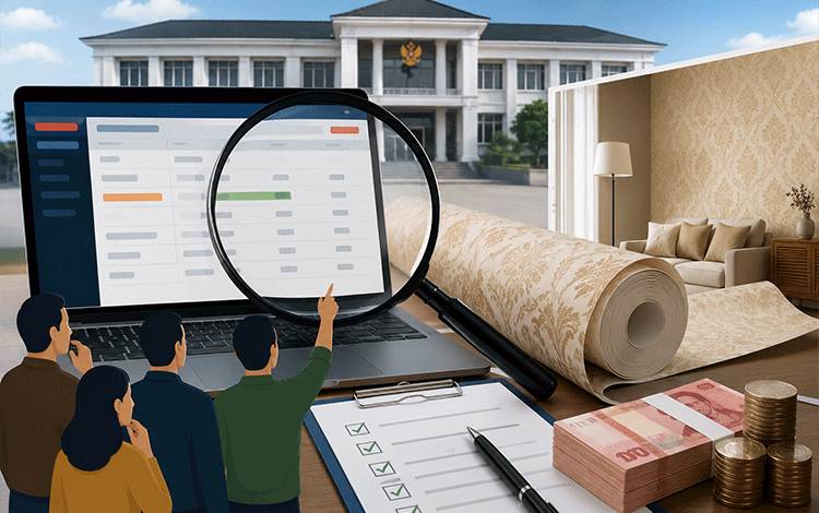 Ramai Paket Wallpaper Rp1,5 Miliar di SiRUP, Ini Mekanisme Pengadaan dan Kapan Publik Perlu Curiga