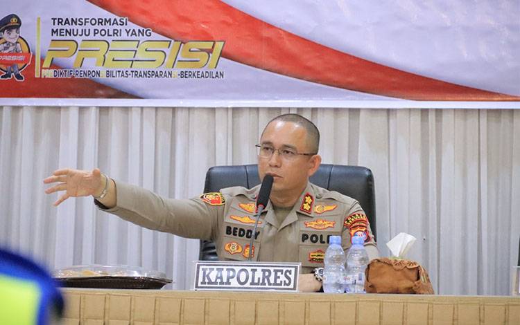 Kapolres Seruyan Tekankan Peran Bhabinkamtibmas Cegah Narkoba dan Konflik Pilkades