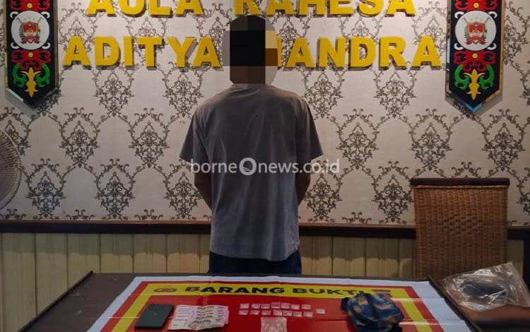 Edarkan Sabu di Sei Hanyo, Pria 33 Tahun Ditangkap Polres Kapuas dengan 15 Paket Barang Bukti
