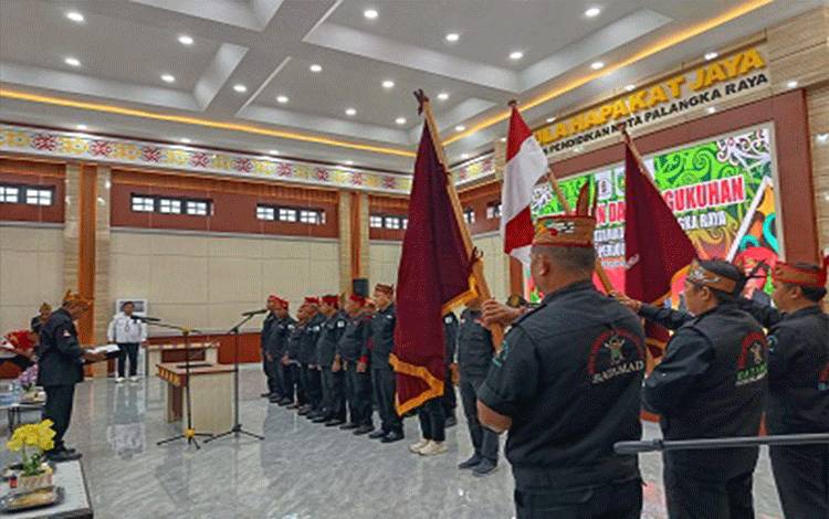Pelantikan dan pengukuhan BATAMAD Kota Palangka Raya di Aula Dinas Pendidikan Kota Palangka Raya, Rabu (13/5/2026). (Foto:MARINI)