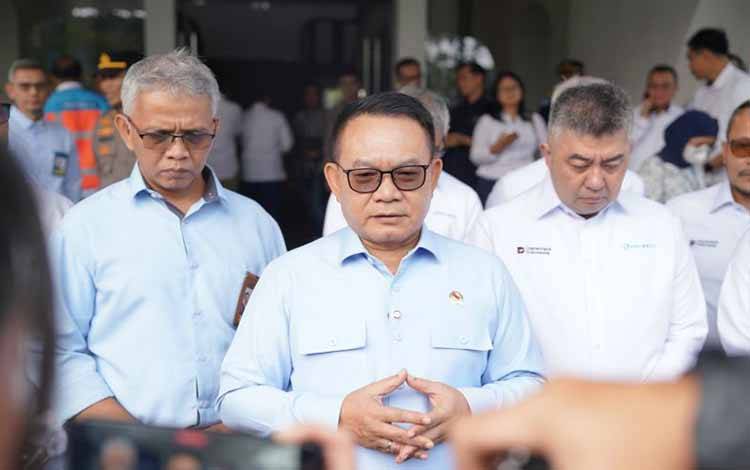 Kepala Staf Kepresidenan Jenderal TNI (Purn.) Dudung Abdurachman mengunjungi PT Pelabuhan Indonesia (Persero) di Pelabuhan Tanjung Priok, Jakarta, Rabu (13/5/2026). (ANTARA/HO-Kantor Staf Kepresidenan)
