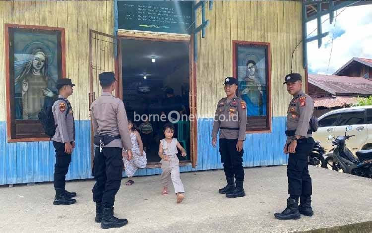 Polres Gunung Mas Pastikan Ibadah Kenaikan Yesus Kristus Berjalan Aman