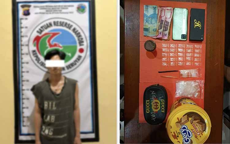 Pengedar Sabu Diringkus, Polisi di Seruyan Amankan 25 Paket Barang Bukti