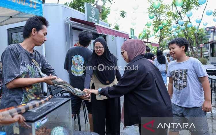 OIKN Gandeng Komunitas Gelar Pameran Reptil dan Mamalia Eksotis di IKN