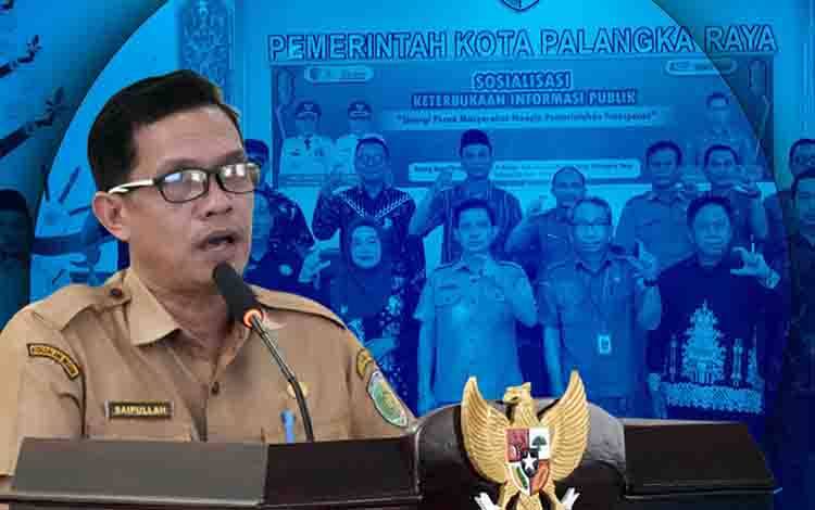 Kepala Diskominfo Kota Palangka Raya, Saipullah. (FOTO: HUMAS)