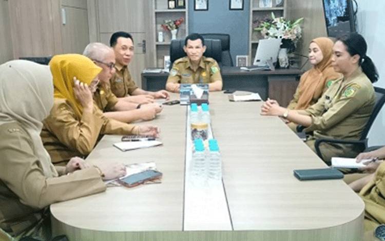 DPMPTSP Palangka Raya Terima Kunjungan DPMPTSP Kobar, Koordinasi Pembangunan Zona Integritas