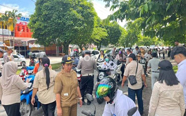 Razia di Jalan Garuda, 76 Kendaraan Menunggak PKB dengan Potensi Tagihan Rp46,6 Juta