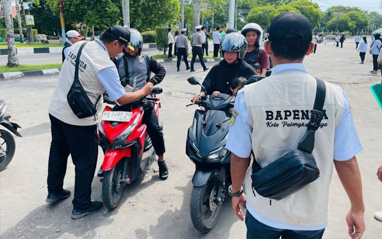 Razia Pajak Kendaraan di Palangka Raya ditemukan 86 Kendaraan Menunggak PKB Terjaring
