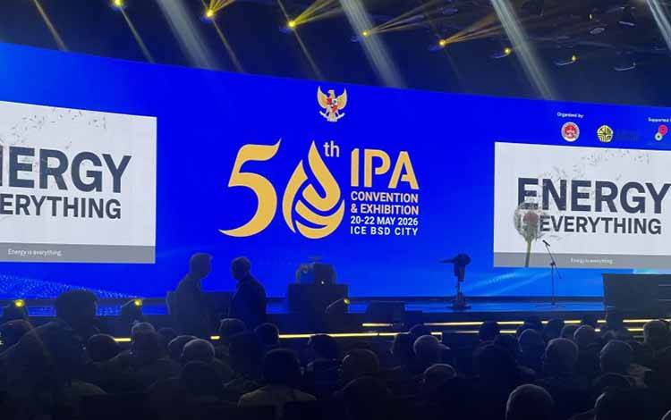 Pembukaan The Indonesian Petroleum Association Convention and Exhibition (IPA Convex) di Tangerang, Banten, Rabu (20/5/2026). (ANTARA/Putu Indah Savitri)