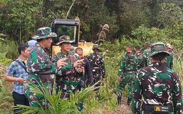 Pembangunan Yon TP 923 Mentaya Dimulai, Dandim 1015 Sampit Pastikan Lahan Bukan Objek Sengketa