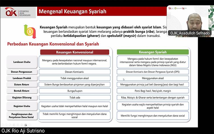 OJK Dorong Literasi Keuangan Syariah Melalui Program EPIKS di Palangka Raya