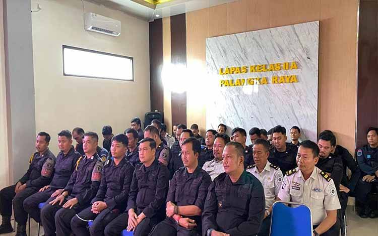 Dirjenpas Tekankan Kewaspadaan, Lapas Palangka Raya Siap Tingkatkan Pengawasan