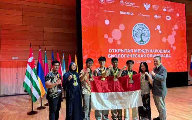 Tim Olimpiade Biologi Indonesia Raih Tujuh Medali di OIBO 2026