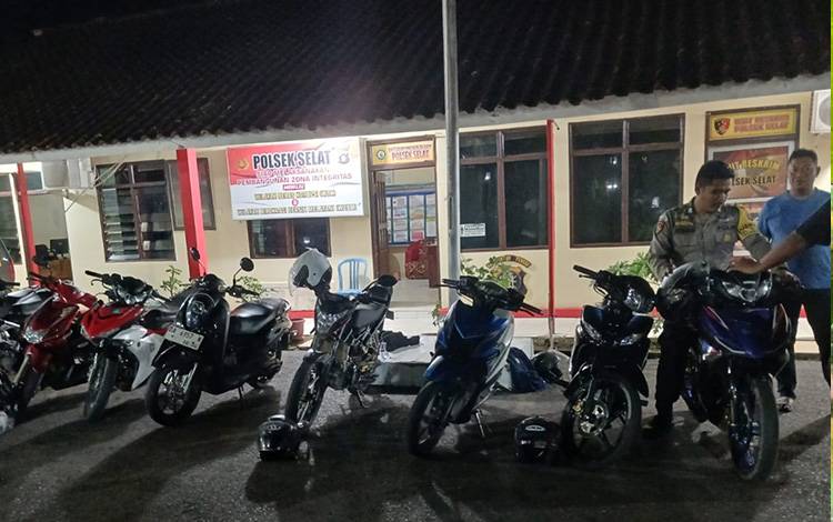 Balap Liar dan Knalpot Brong Kembali Disikat, Satlantas Kapuas Sita Tujuh Kendaraan