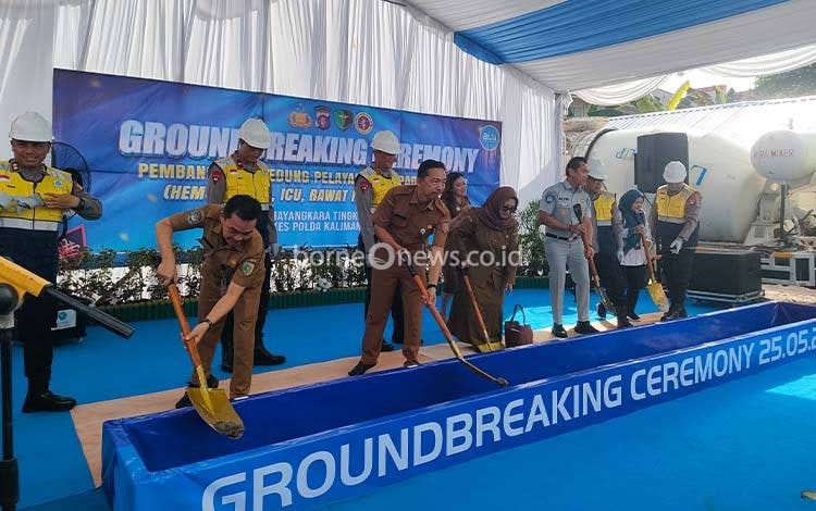 Hadiri Ground Breaking RS Bhayangkara, Kadinkes Palangka Raya Harap Gedung Baru Perluas Akses Layanan Kesehatan Masyarakat
