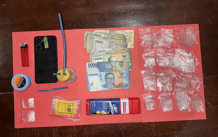 Polsek Seruyan Tengah Bekuk Terduga Pengedar Sabu di Rantau Pulut