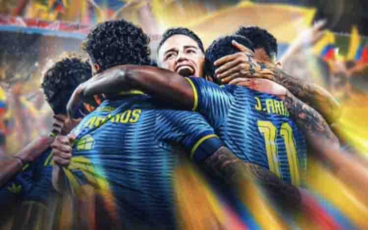 James Rodriguez dan Luis Diaz Pimpin Skuad Kolombia untuk Piala Dunia