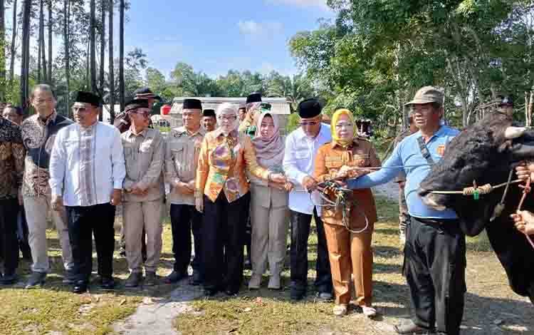 Ada 163 Hewan Kurban Disalurkan di Kobar, Dua Ekor Bantuan Presiden