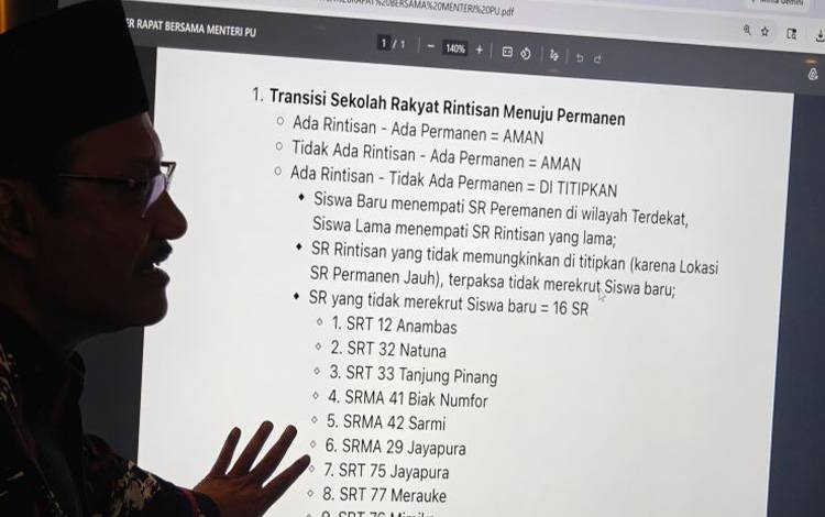 PU Libatkan Tim Zeni TNI Percepat Pembangunan 20 Lokasi Sekolah Rakyat
