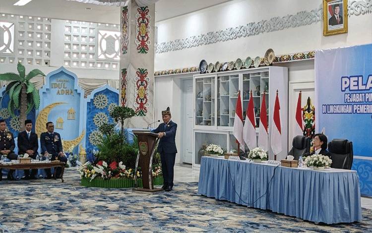 Gubernur Kalteng Ingatkan Pejabat Baru Jadikan Jabatan sebagai Amanah Pengabdian