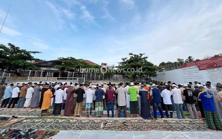 Salat Iduladha di Rutan Tamiang Layang Berlangsung Khidmat, Perkuat Pembinaan Spiritual Warga Binaan