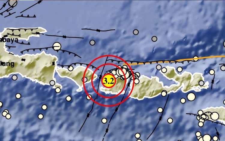 BMKG Catat Aktivitas Gempa Bumi Beruntun Guncang Lombok NTB