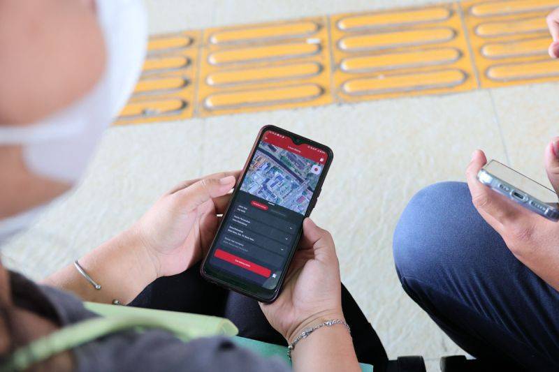 Kementerian Agraria dan Tata Ruang/Badan Pertanahan Nasional (ATR/BPN) mengatakan pemilik tanah bisa mengajukan titik lokasi lewat fitur Swaplotting di aplikasi Sentuh Tanahku. (ANTARA/HO-Kementerian ATR/BPN)