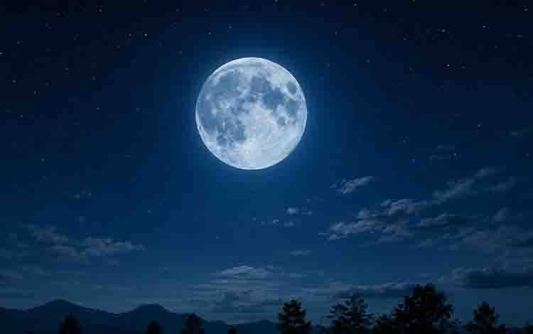 Blue Moon Berpotensi Terlihat di Kapuas Minggu Malam, BMKG: Cuaca Kalteng Umumnya Cerah