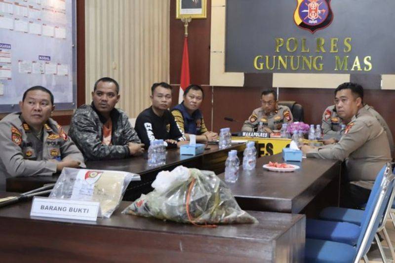 Polres Gunung Mas Ungkap Pencurian Sawit di Manuhing, Pelaku Terancam 9 Tahun Penjara