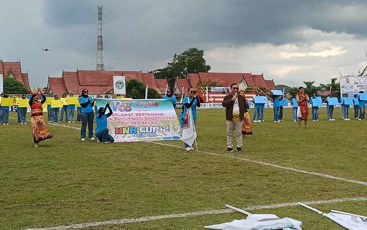Bupati Kotim Apresiasi Nuansa Seni dan Budaya Semarakkan Pembukaan HNR Cup 2